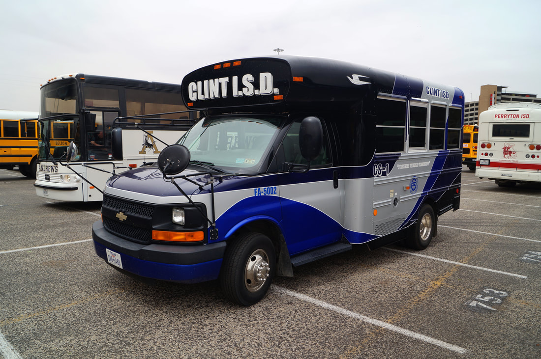 Clint ISD Activity Bus