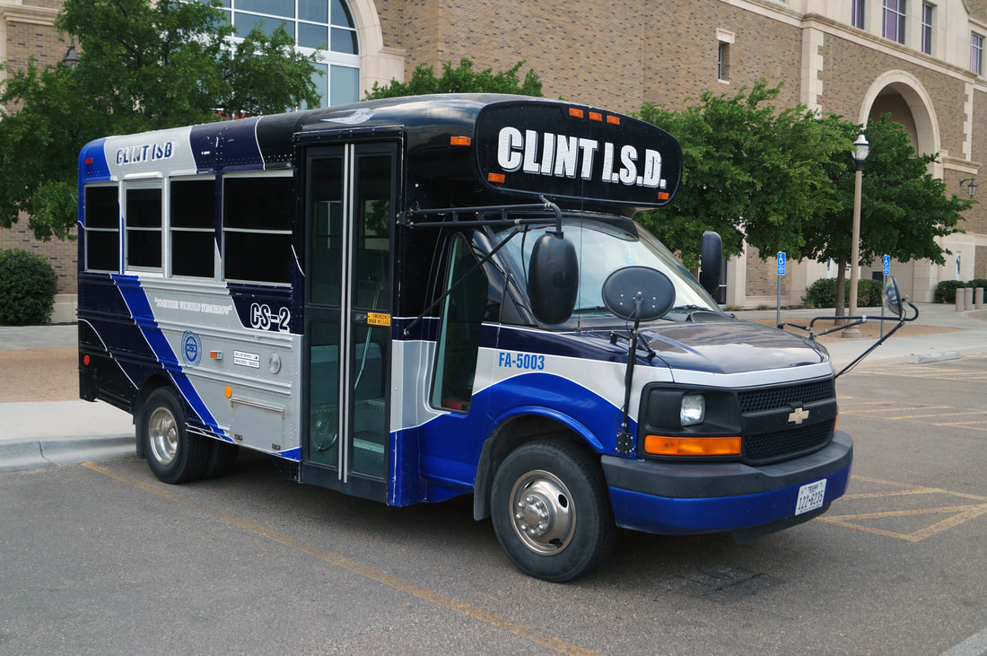 Clint ISD Activity Bus