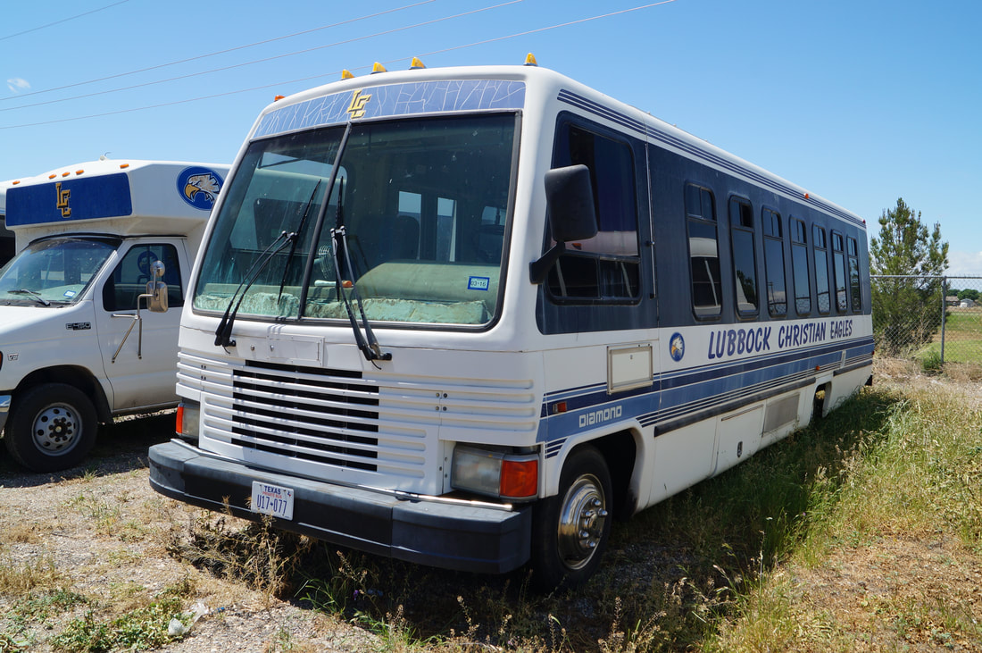 Lubbock Christian Diamond Coach Freightliner Bus