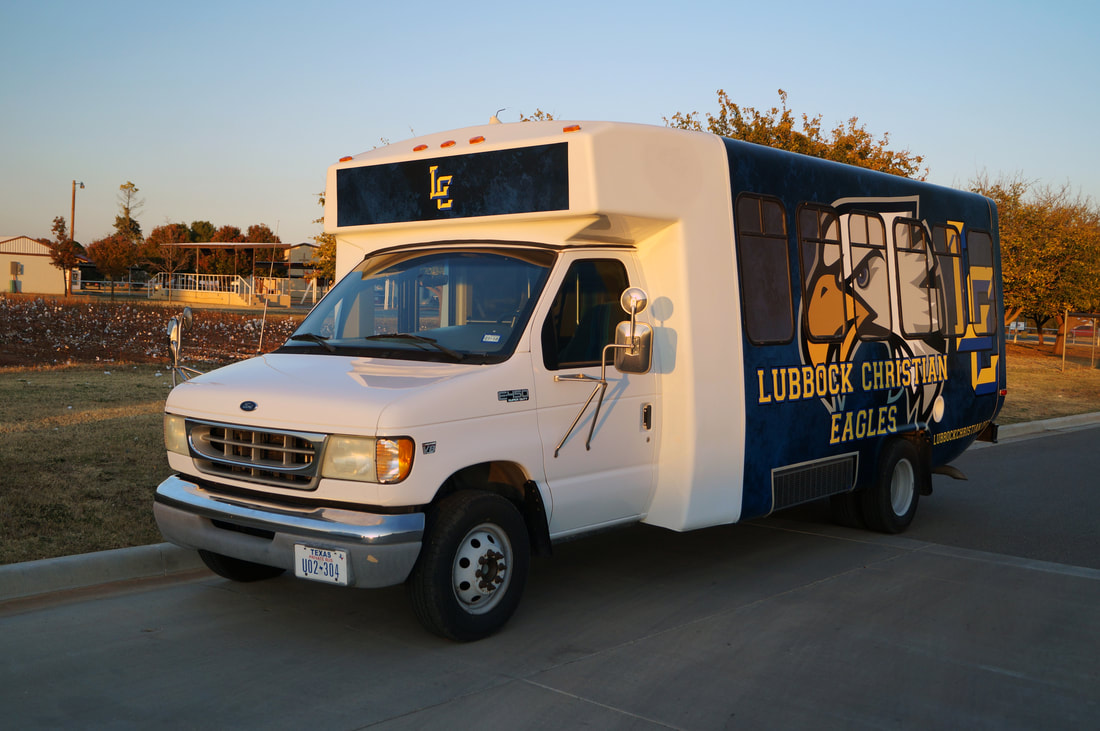 Lubbock Christian Diamond Coach Ford Mini-Bus