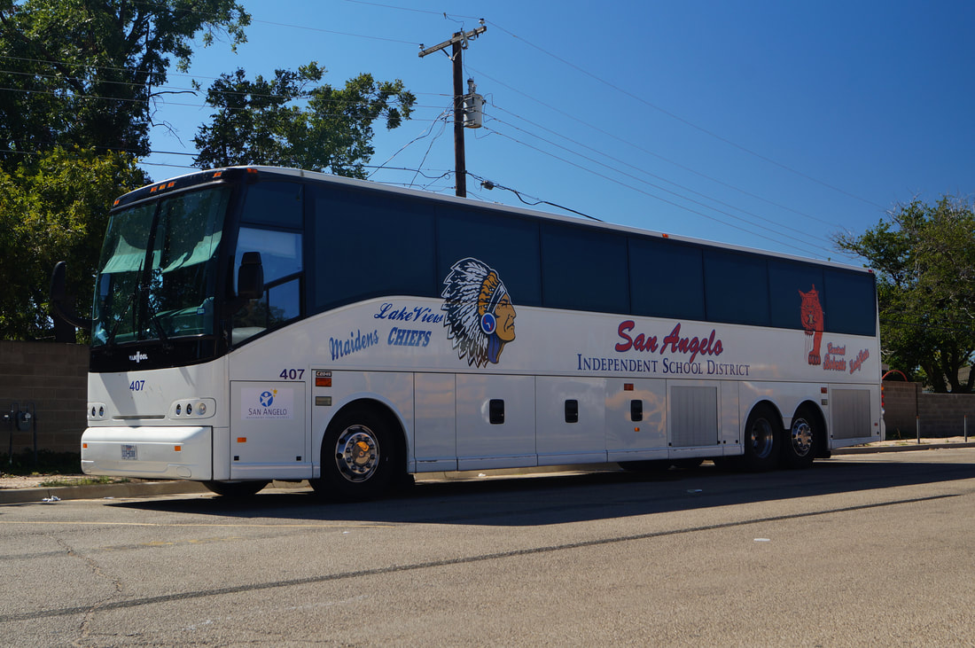 San Angelo ISD Activity Bus