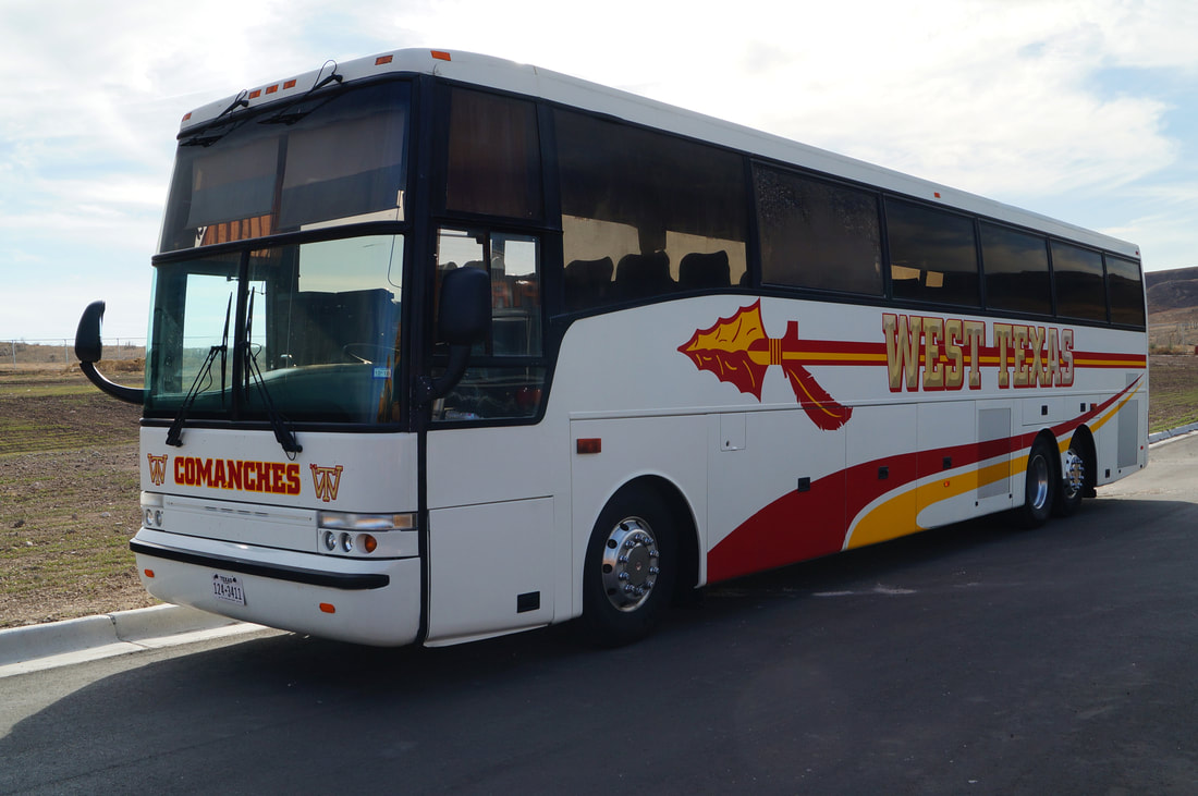 Plemons-Stinnett-Phillips CISD West Texas Activity Bus